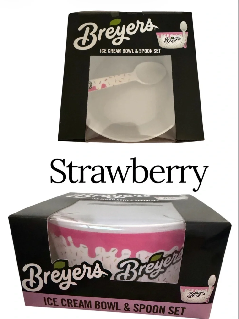 Breyers  Icecream Bowls & Spoon Set